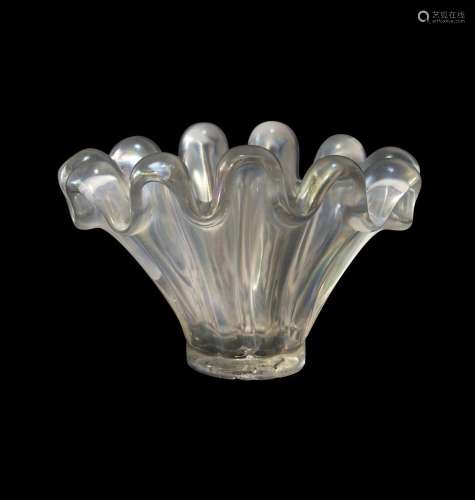 ERCOLE BAROVIER  1889-1974 - LARGE 'A COSTOLATURE' CUP
