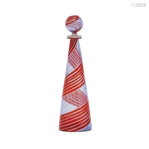 AURELIANO TOSO (ATTRIBUITO) - BOTTLE WITH STOPPER  1960S