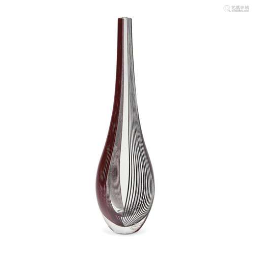 LINO TAGLIAPIETRA  1934 - VASE FOR EFFETRE INT.  1987