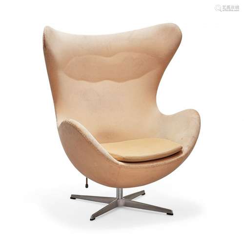 ARNE JACOBSEN  1902-1971 - 'EGG CHAIR' FOR FRITZ HANSEN  195...