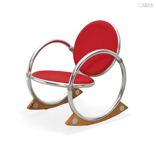 VERNER PANTON  1926-1998 - 'DONDOLO' ROCKING CHAIR FOR YCAMI...