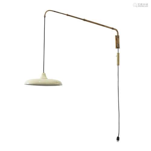 ADJUSTABLE WALL LAMP  ITALY 1950S