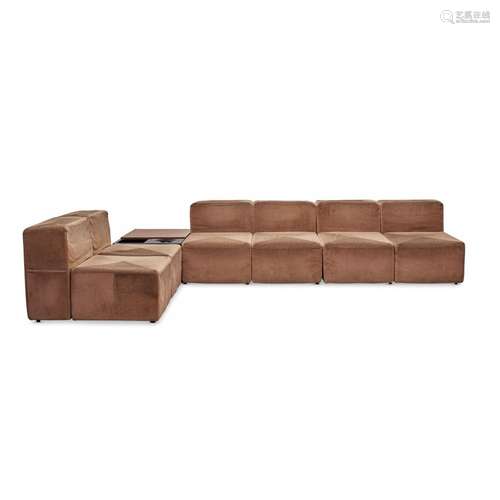 GIANCARLO PIRETTI  1940 - 'SISTEMA 61' MODULAR SOFA FOR ANON...