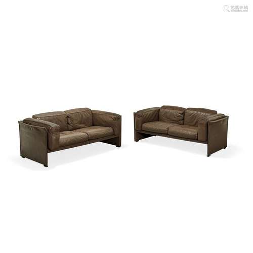 MARIO BELLINI - TWO 'DUC' SOFAS FOR CASSINA