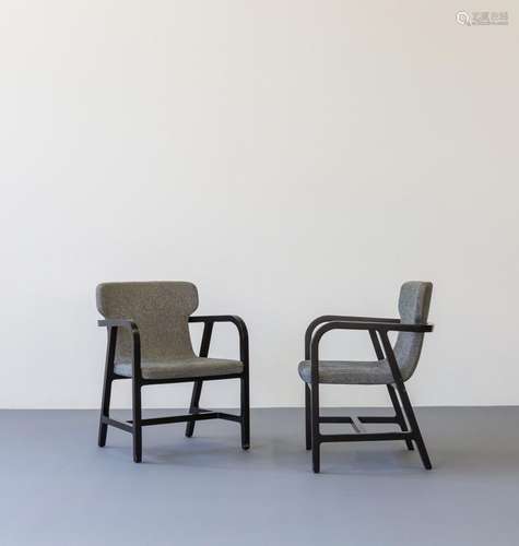 ANTONIO CITTERIO  1950 - FIVE 'FULGENS' ARMCHAIRS FOR MAXALT...