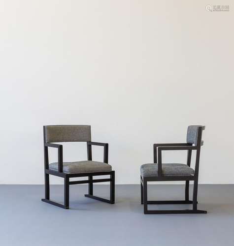 ANTONIO CITTERIO  1950 - FIVE 'MUSA' ARMCHAIRS FOR MAXALTO