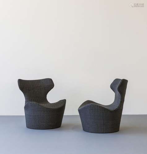 NAOTO FUKASAWA - FOUR 'PICCOLA PAPILIO OUTDOOR' LOUNGE CHAIR...