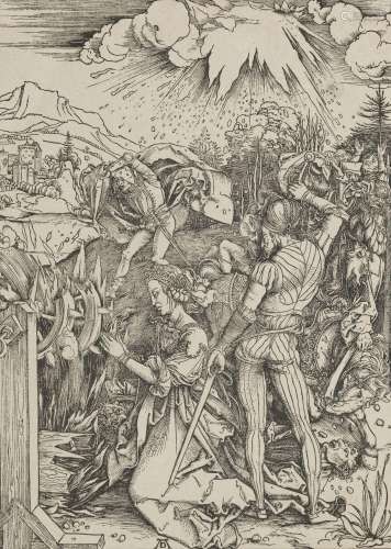Albrecht Dürer (1471-1528)<br />
Martyre de Sainte Catherine...