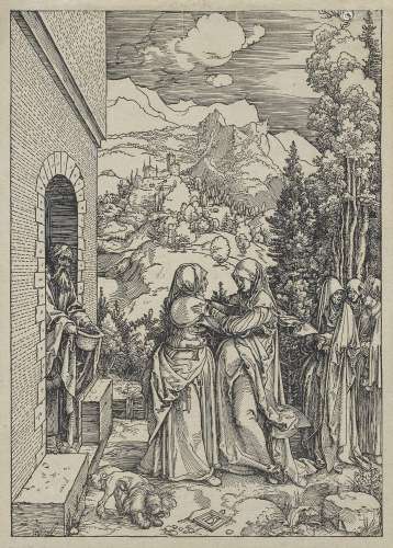 Albrecht Dürer (1471-1528)<br />
La Visitation. Planche de l...