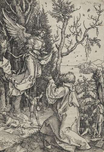 Albrecht Dürer (1471-1528)<br />
Joachim et l'ange. Planche ...