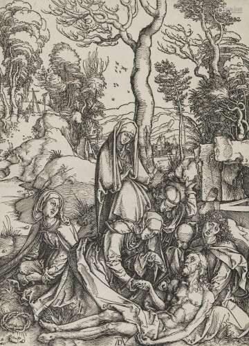 Albrecht Dürer (1471-1528)<br />
La Lamentation. Planche de ...