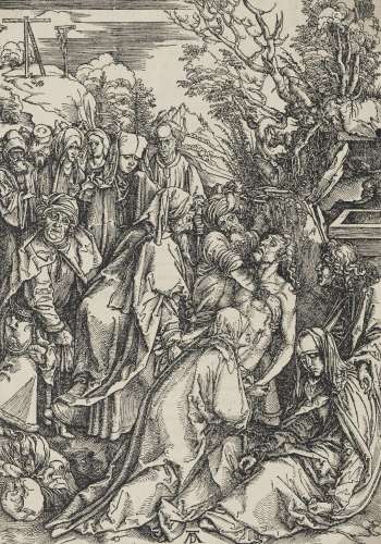 Albrecht Dürer (1471-1528)<br />
La Déposition. Planche de l...