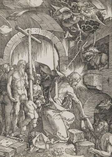 Albrecht Dürer (1471-1528)<br />
Le Christ aux limbes. Planc...
