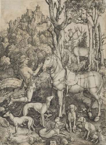 Albrecht Dürer (1471-1528)<br />
Saint Eustache