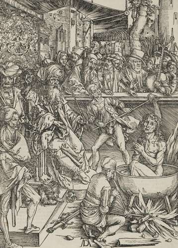 Albrecht Dürer (1471-1528)<br />
Le Martyre de St Jean