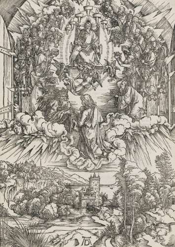 Albrecht Dürer (1471-1528)<br />
Saint Jean devant Dieu et l...