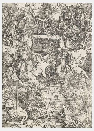 Albrecht Dürer (1471-1528)<br />
Les sept anges avec les tro...