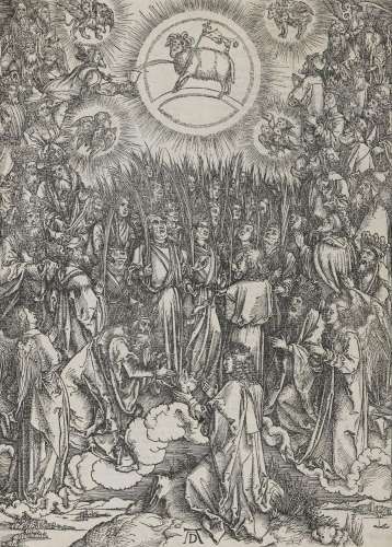 Albrecht Dürer (1471-1528)<br />
L' Adoration de l'agneau. P...