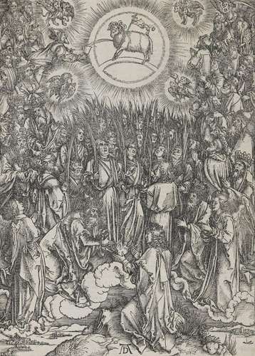 Albrecht Dürer (1471-1528)<br />
L' Adoration de l'agneau. P...