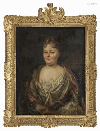 Ecole XVIIIe s<br />
Portrait de Madame Anne-Madeleine Lulli...