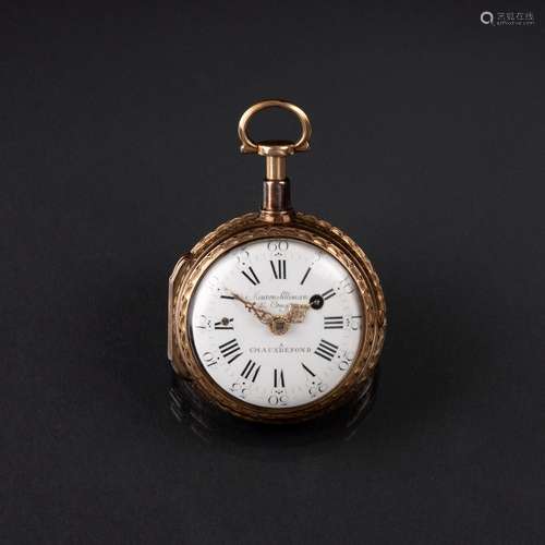 Meuron Silliman & Comp. A Spindle Pocket Watch.