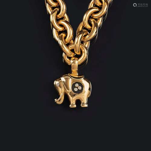 Chopard. A Pendant 'Elephant Happy Diamonds'.