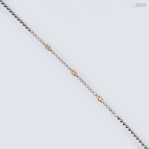 A Diamond Bracelet.