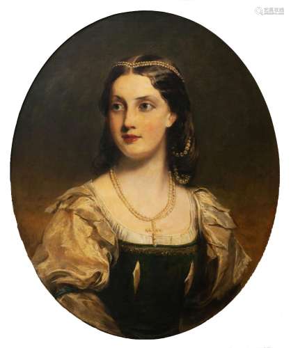 William Crawford (Ayr 1825 - Edinburgh 1869). Lady Gowans of...