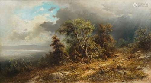 Carl August Sommer (Veitlahm 1829 - Altona, nach 1894). Lake...