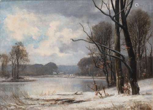 Anders Andersen-Lundby (Lundby 1841 - München 1923). Winter ...