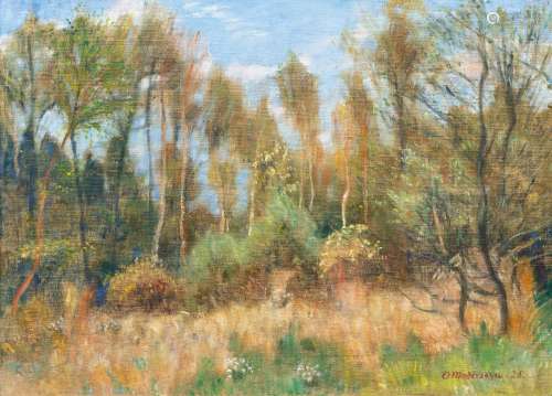 Otto Modersohn (Soest 1865 - Fischerhude 1943). Landscape.