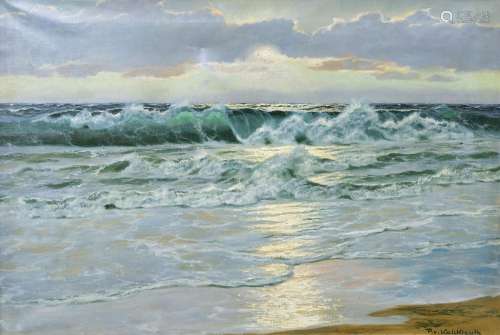 Patrick von Kalckreuth (Kiel 1898 - Starnberg 1970). Sunset,...