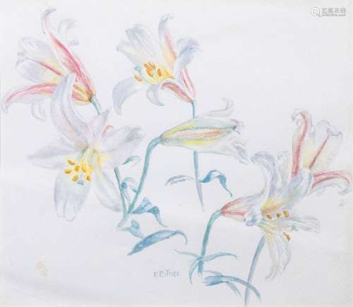 Ernst Eitner (Hamburg 1867 - Hamburg 1955). Lilies.