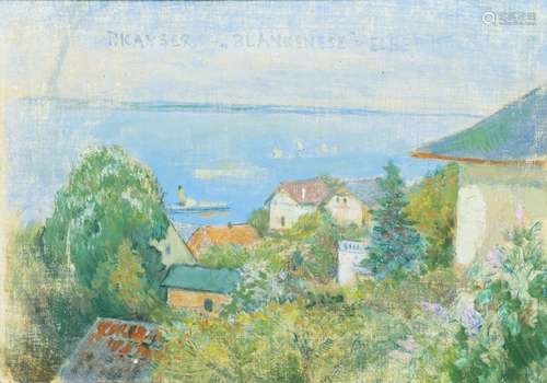 Paul Kayser (Hamburg 1869 - Donaueschingen 1942). Blankenese...