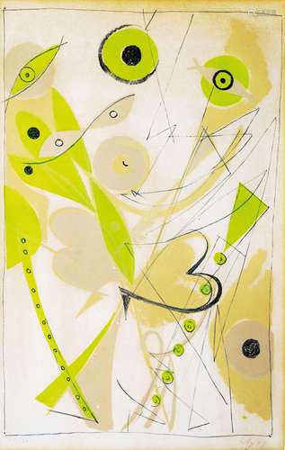 Ernst Wilhelm Nay (Berlin 1902 - Köln 1968). Sylphenspiel.