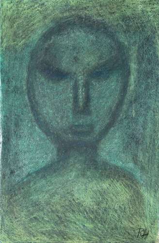 Richard Haizmann (Villingen 1895 - Niebüll 1963). Green Head...