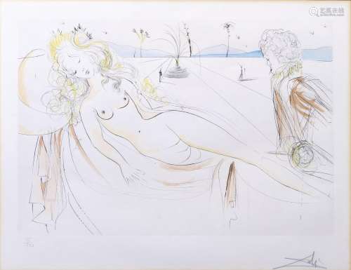 Salvador Dalí (Figueres 1904 - Figueres 1989). Venus au Joue...