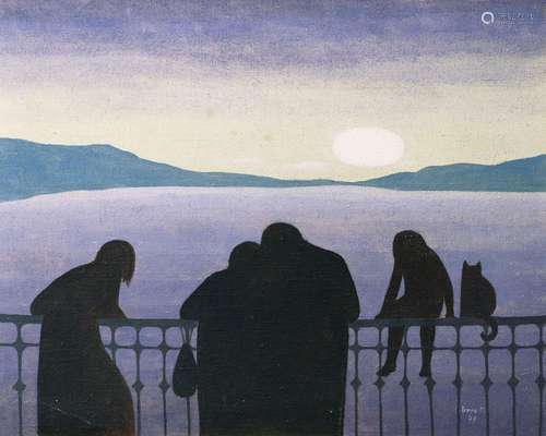 Irene Müller (Gütersloh 1941). At Sunset.