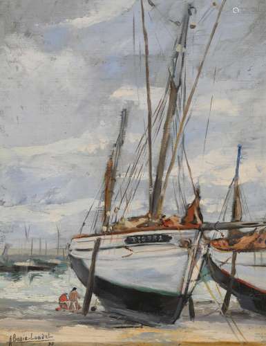 Pierre ABADIE-LANDEL (1896-1972) "Douarnenez, le port&q...