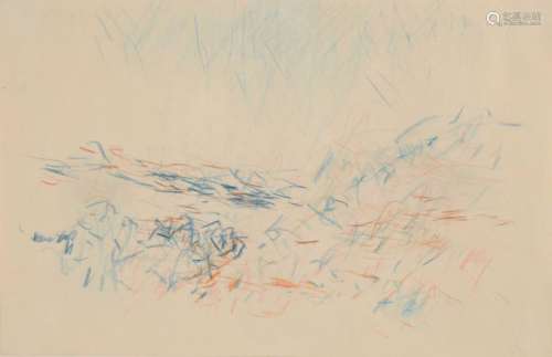 Jean BAZAINE (1904-2001) "Abstraction" crayons de ...