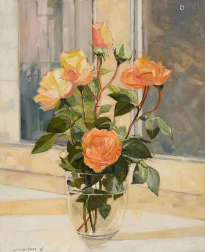 Jean Pierre LE BRAS (1931-2017) "Bouquet de Roses"...