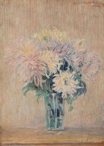 Anders OSTERLIND (1887-1960) "Vase de fleurs" hst ...