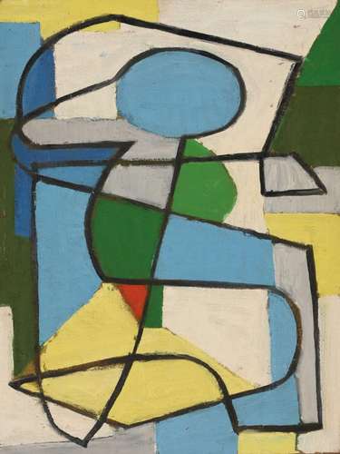 Xavier ZEVACO (1925-2006) "Composition" hst non si...