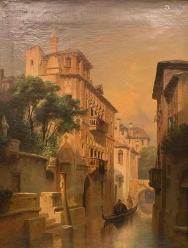 Christian JANK (1833-1888),  Palazzo Soranzo Van Axel in Ven...