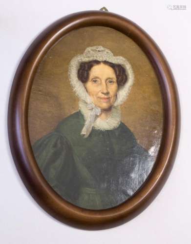 Biedermeier, Künstler des 19. Jh.,  Porträt von Hermine Cret...