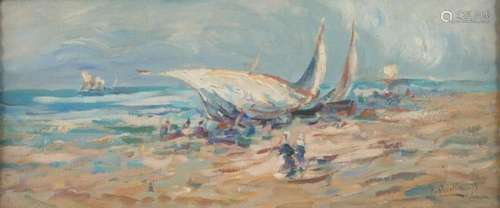 Joaquín Sorolla y Bastida (1863-1923), zugeschrieben,  Stran...