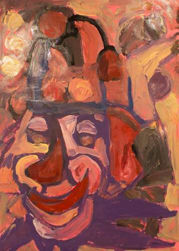 Miklós Németh (1934-2012),  Abstrakter Clown  /  Abstract cl...