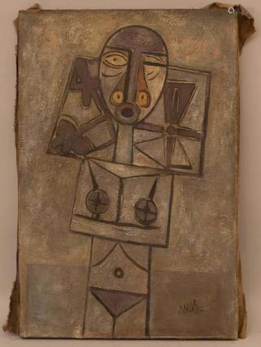 Wifredo Lam / Lin Fēilóng (1902-1982), zugeschrieben,  Abstr...