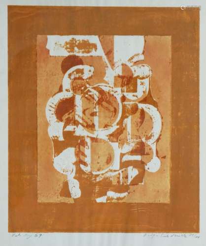 Edith Behring (1916-1996),  Abstrakte Komposition  /  An abs...