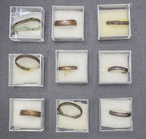 9 römische Ringe / 9 Roman rings